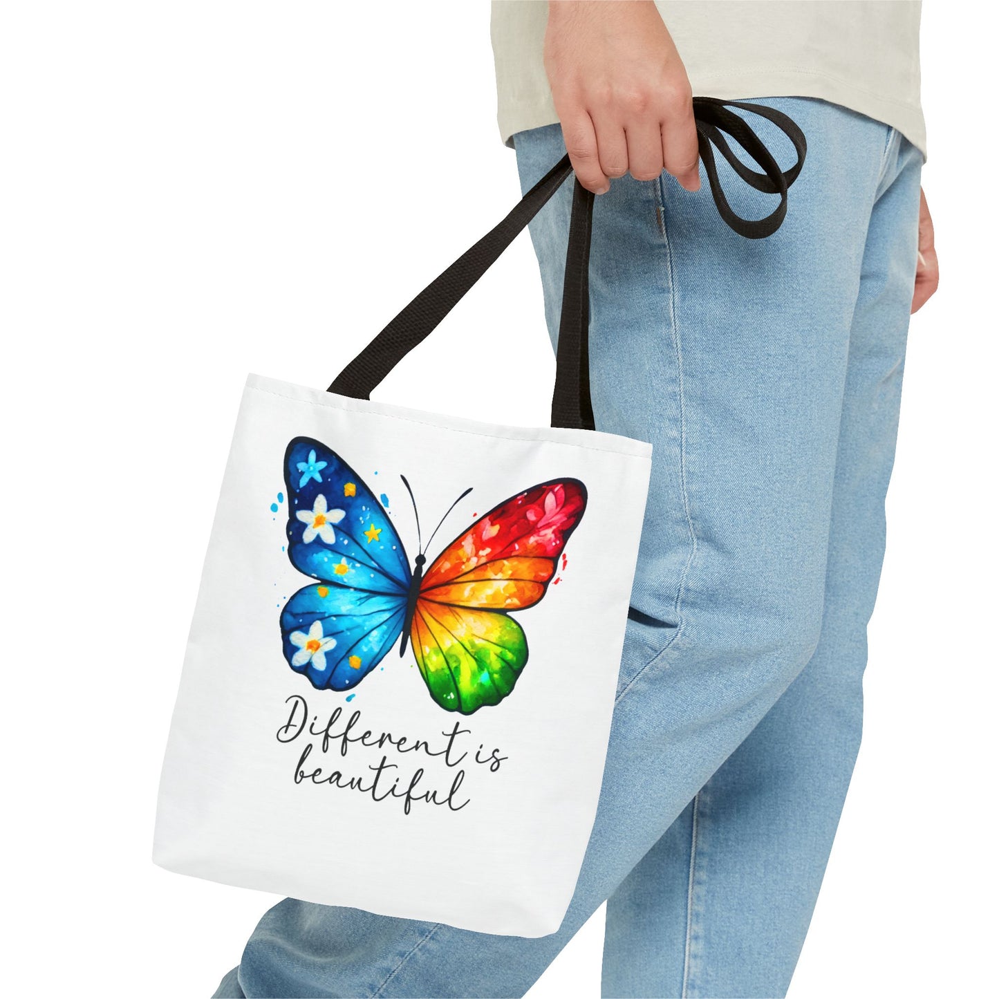 Different is Beautiful Canvas Totebag