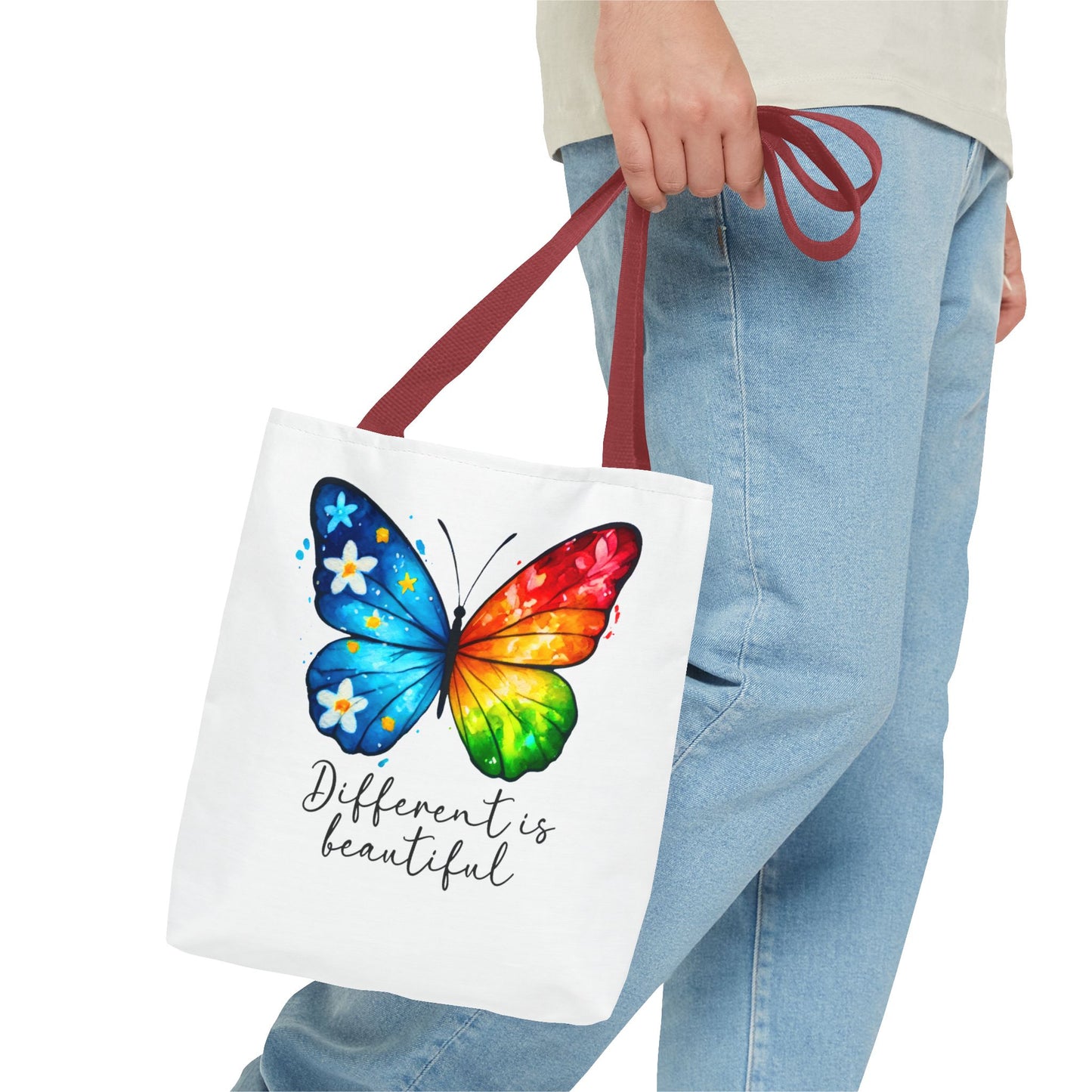 Different is Beautiful Canvas Totebag